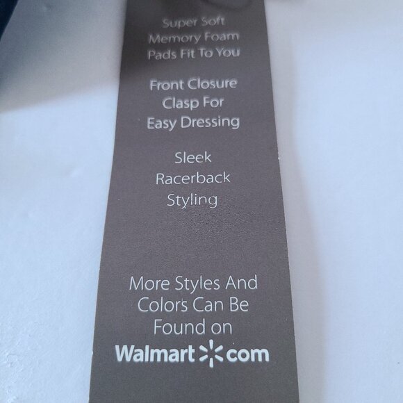 SECRET TREASURES INTIMATE MESH RACERBACK  FRONT-CLOSE T-SHIRT BRA /SIZE 40C NAVY - Picture 8 of 9